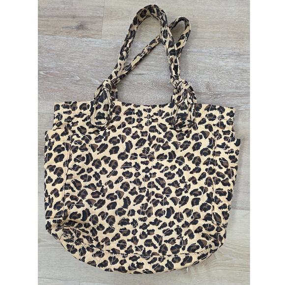 Marc by Marc Jacobs Quilted Leopard Print Tote Bag Glam Statement Casual Work - Picture 3 of 8